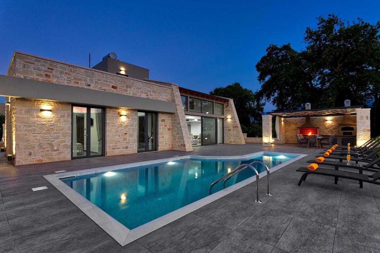 Villa Potami Angela By Villa Plus Stilos Buitenkant foto